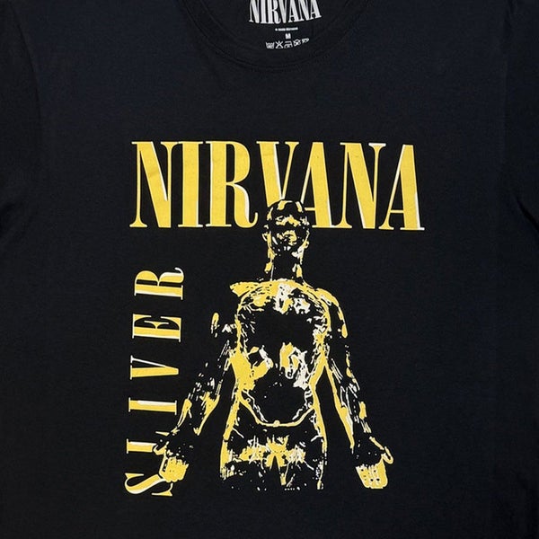 Nirvana Sliver Premium Carbon Finish T Shirt Carousel 3
