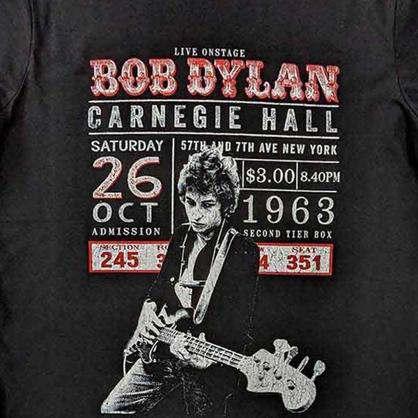 Bob Dylan Carnegie Hall 63 T Shirt Carousel 2