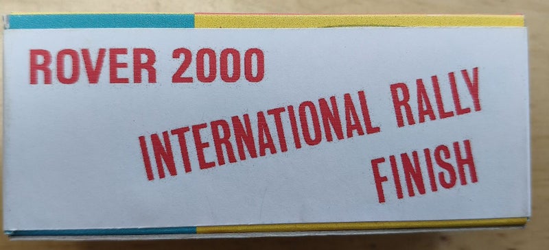 CORGI TOYS 322 ROVER 2000 INTERNATIONAL RALLY FINISH - BOXED - HARD TO FIND Carousel 1