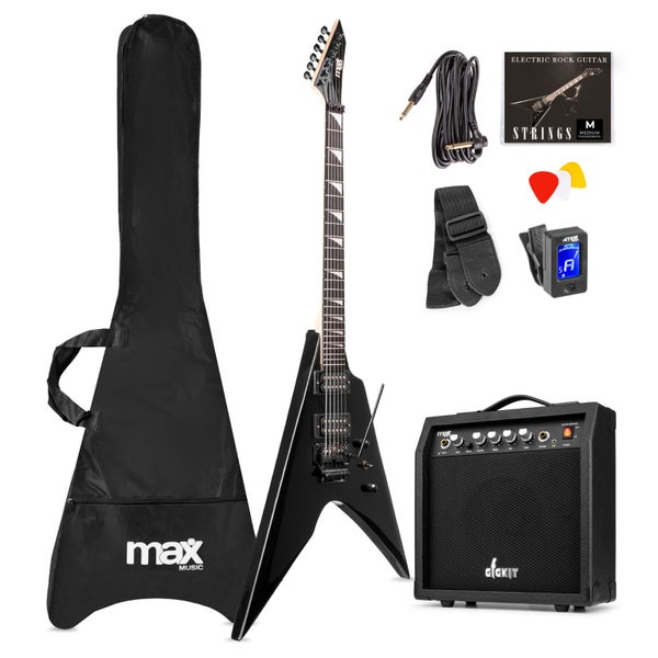 Electric Guitar Pack - Rock Style Black Carousel 1