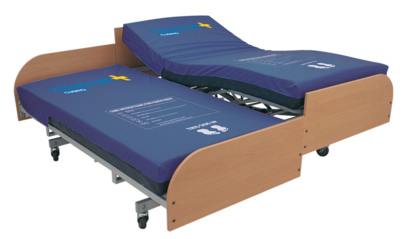 Medical Electric Adjustable Bed Base with Companion Bed Carousel 1