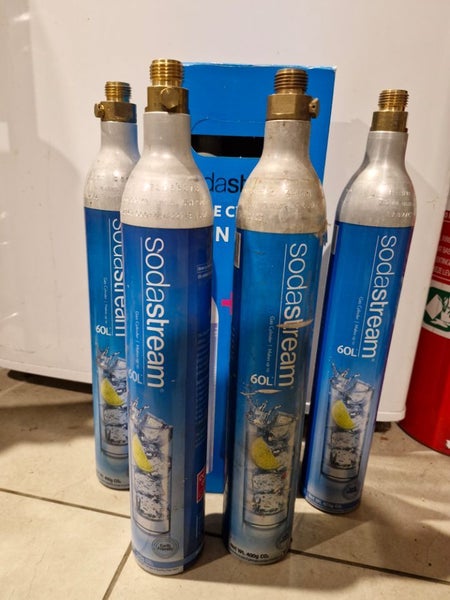 Sodastream gas cylinder 60L empty spare (or full for double price). Per bottle Carousel 2