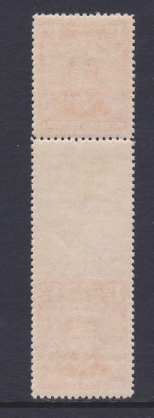 Southern Rhodesia - 1924 KGV 1d Bright Rose - Gutter Pair/Imperf - LHM - 2 Carousel 2