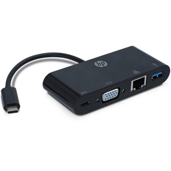 HP USB C Hub - VGA/USB A/LAN (38773) Carousel 1