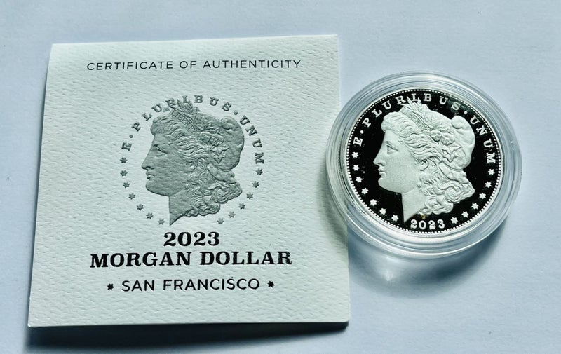 2024 Morgan Dollar Silver Coin with Box & COA Carousel 1