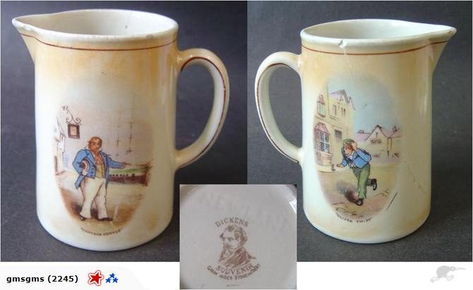 Grim Wades Dickens Souvenir Jug Carousel 1