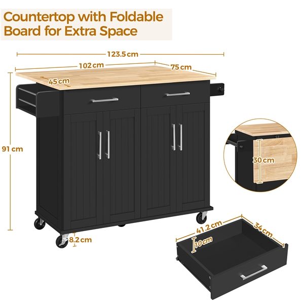 Kitchen Island Trolley Carousel 2