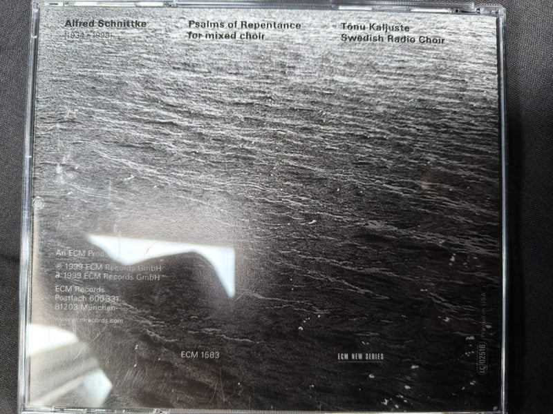Alfred Schnittke Psalms of repentance ECM records Carousel 2