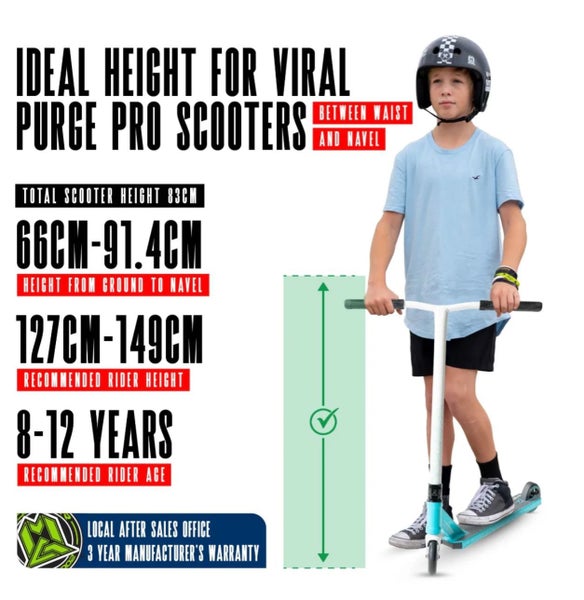 Madd Gear Viral PURGE Scooter - Aqua Carousel 2