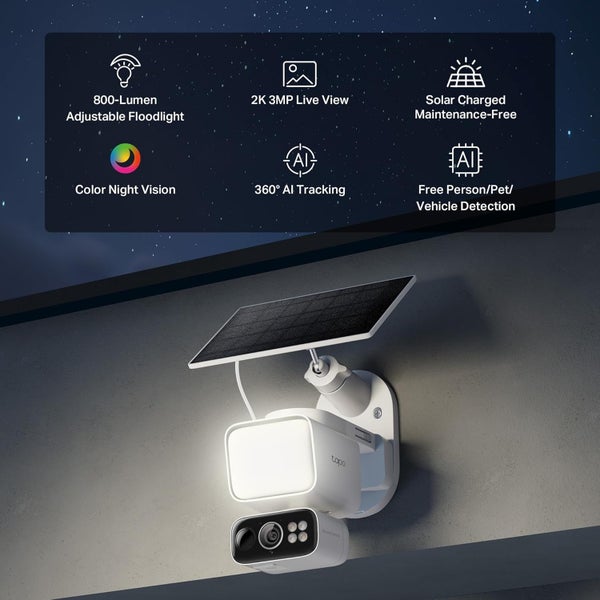 TP-LINK Tapo C615F Solar Floodlight Pan/Tilt Wireless Camera Carousel 2