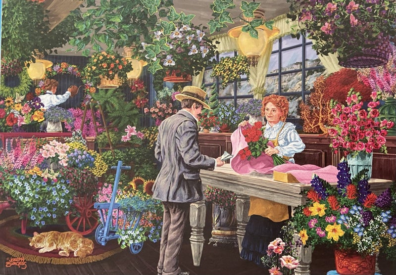 1000-pc Jigsaw Puzzle Carousel 1