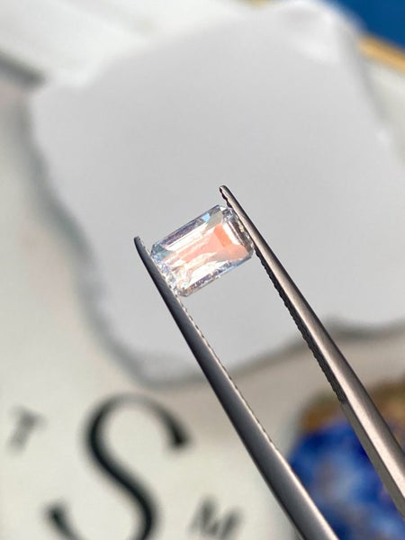 $1RES ~ $1070 Retail * 1.36ct Rainbow Moonstone Madagascar Carousel 5