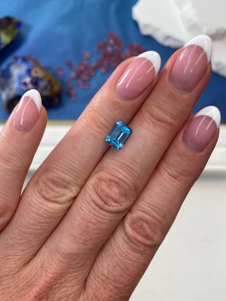 $1RES ~ $800 Buy Now * 1.88ct Swiss Blue Topaz Carousel 2