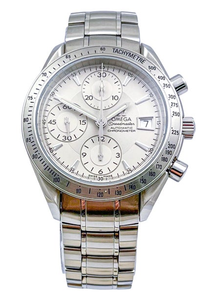 Omega Speedmaster Automatic Date Steel Mens Wristwatch Ref 3211.30.00 Serviced Carousel 2