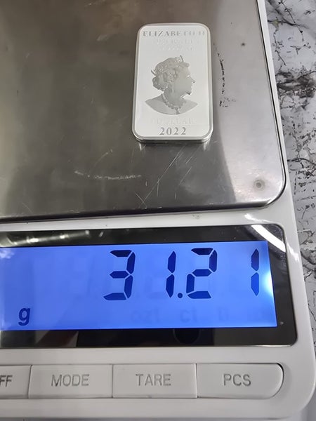 Elizabeth II Australia 1oz 9999ag 1 Dollar 2022 Bar Carousel 4