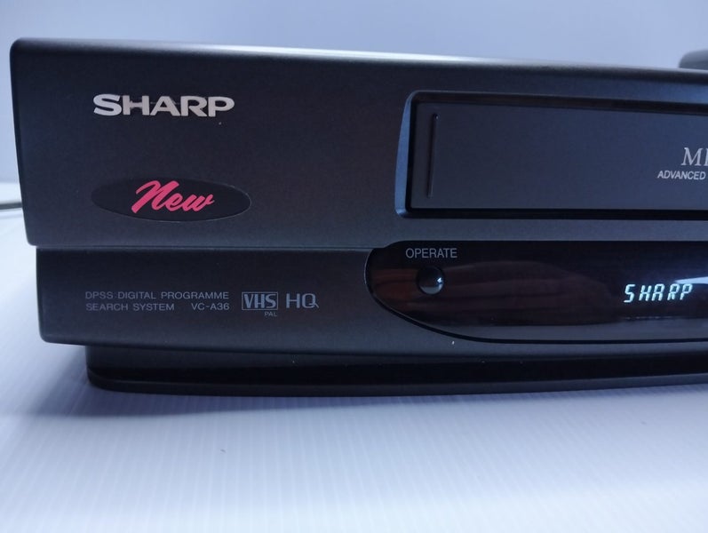 Sharp VC-A36NZ, 4-head video cassette recorder with remote. Carousel 2