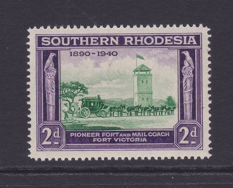 Southern Rhodesia - 1940 Golden Jubilee 2d - UHM - 56 Carousel 1