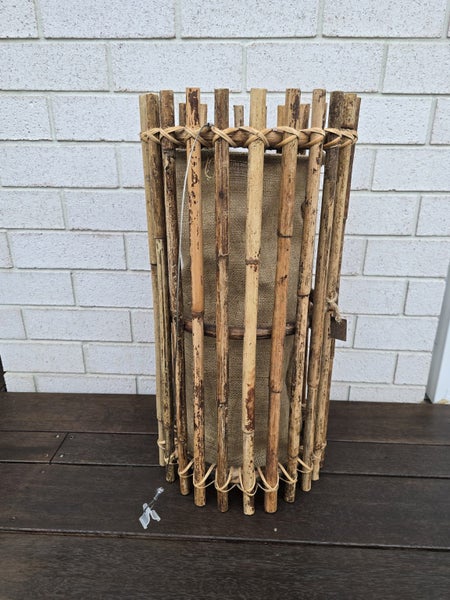 Gorgeous Banyan bamboo pendant light shade! NEW Carousel 3
