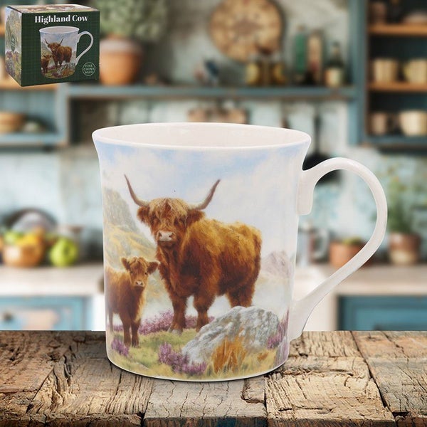 Highland Cow Mug - 13cm Carousel 2