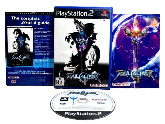 SoulCalibur II (Soul Calibur 2) PS2 *MINT COMPLETE* Carousel 1