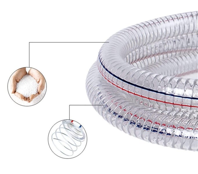 Spiral PVC Steel Wire Reinforced Hose Carousel 6