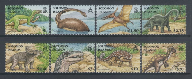 Solomon Islands - 2006 Dinosaurs Set (8) - UHM - 1194/01 Carousel 1