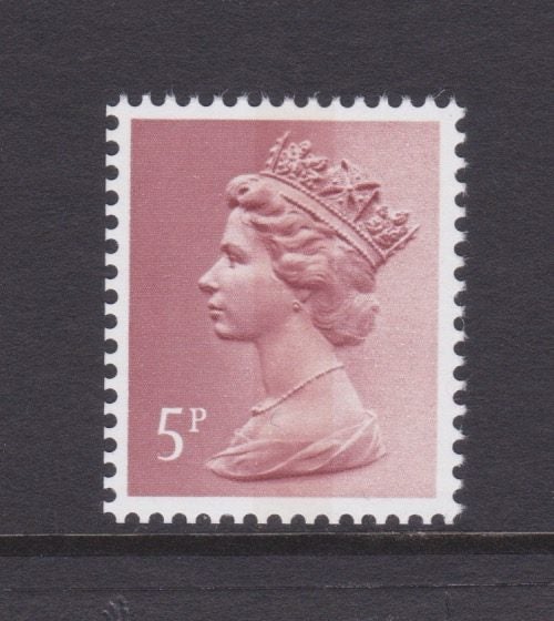 GB - SGX0867 - 1971/96 Machin Definitives - 5p Claret - UHM Carousel 1
