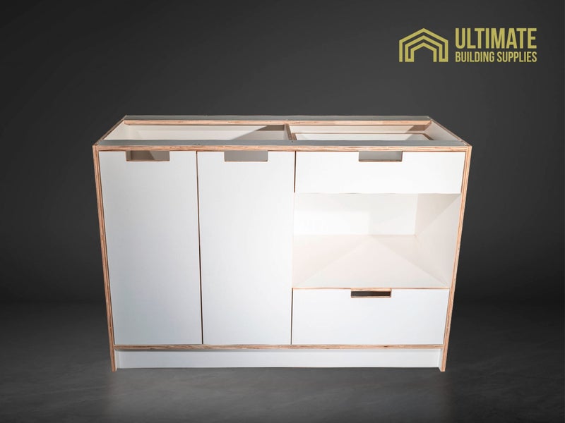 1300mm Plywood Kitchenette (Assembled) Great for tiny homes and granny flats