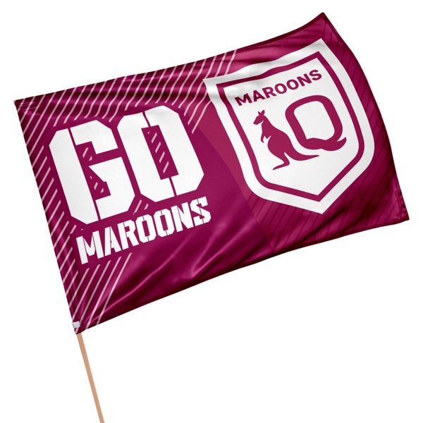 2025 State of Origin QLD Queensland GO Maroons GAME DAY FLAG Carousel 1