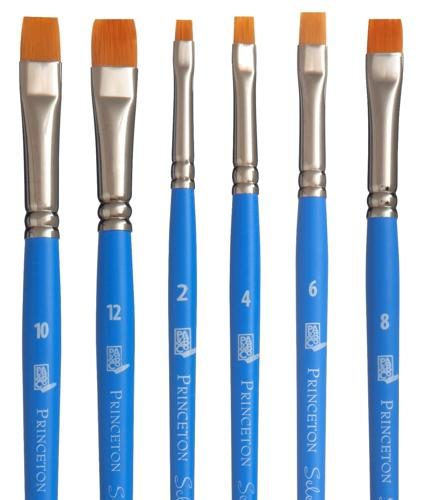 Princeton Select Artiste Brushes Chisel Blender (SH) - Size 4 Carousel 1