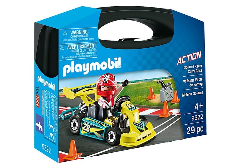 Playmobil Action - Go Kart Racer Carry Case Carousel 1