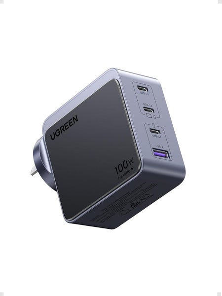 UGREEN Nexode GaN 4-Ports 100W USB-C Fast Charger - AU/NZ Plug Carousel 1