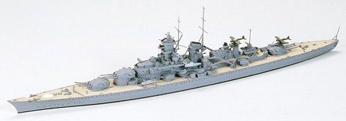 Tamiya - 1/700 German Battle Cruiser Gneisenau Plastic Model Kit [77520] Carousel 3