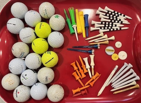 PGF Slammer Golf Clubs with regular flex graphite shafts, cart and bag Carousel 20