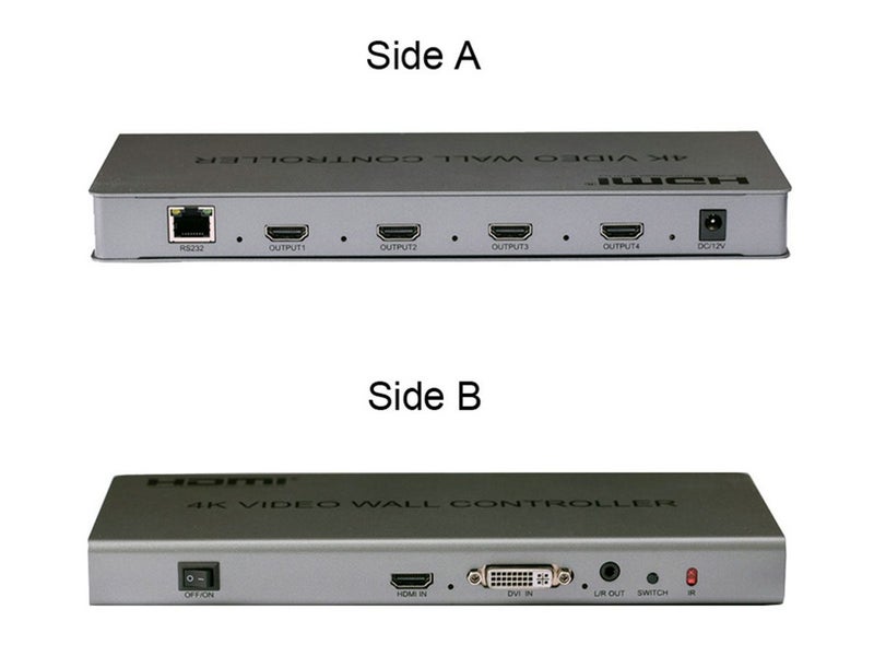TV Video Wall Controller for 4 TV Splicing Carousel 12