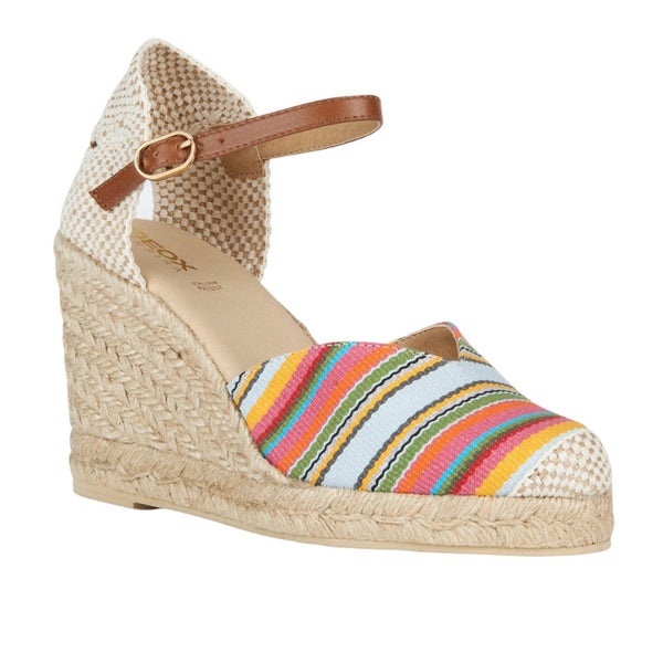 Geox Womens/Ladies Gelsa A Leather Strap Sandals Carousel 1