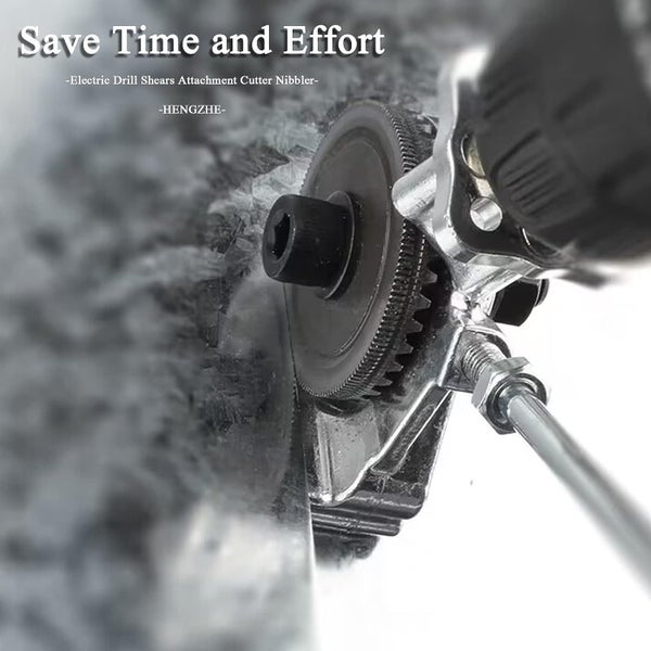 Metal Nibbler Roofing Iron Sheet Cutter Cordless Drill Attachment Carousel 17