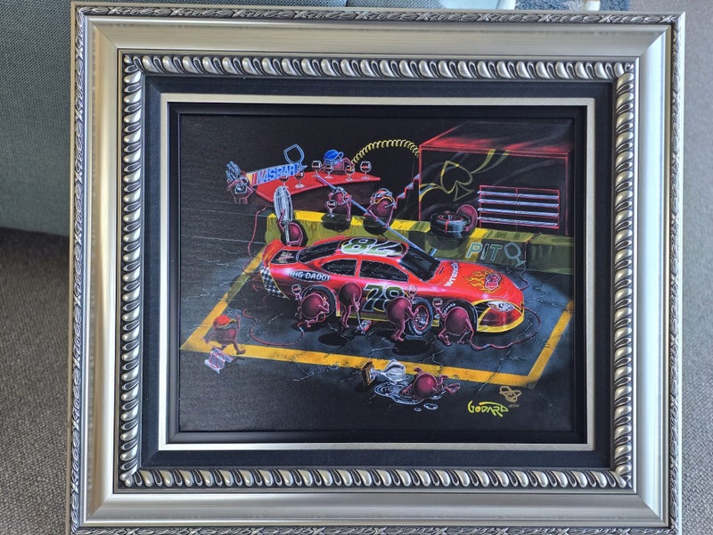 NASCAR Artwork from USA, Limited Edition - Great for Mancave ! Carousel 1