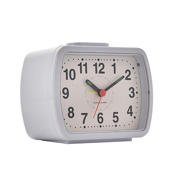 Hometime Qtz Alarm Bell Oblong Wht/Green Dial Carousel 2