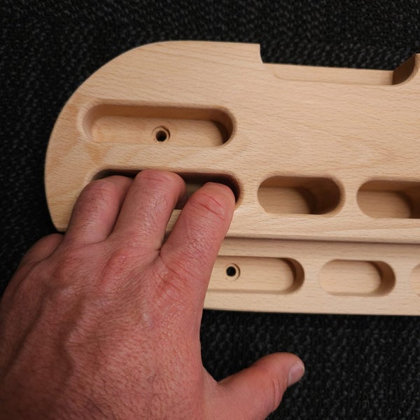 Volans Beech Wood Rock Climbing Hangboard - Premium fingerboard Carousel 2