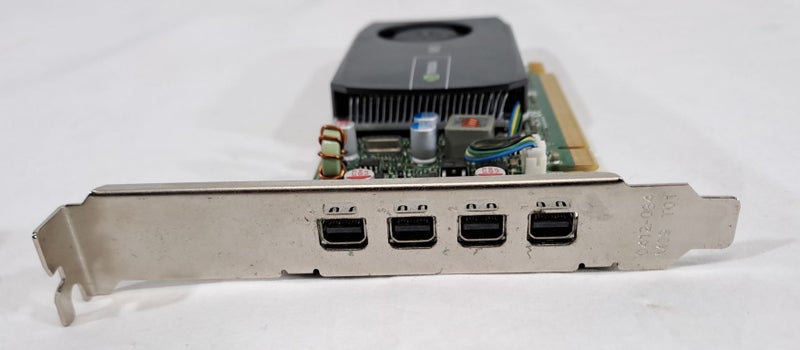 NVIDIA NVS510 2GB 4x Mini Display Port PCIe + 2 Mini DP to DP Adapters Carousel 3