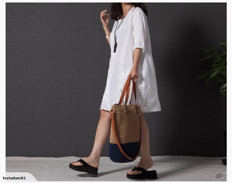 Cotton Casual Dress Womens Clothing Size 16 Carousel 2