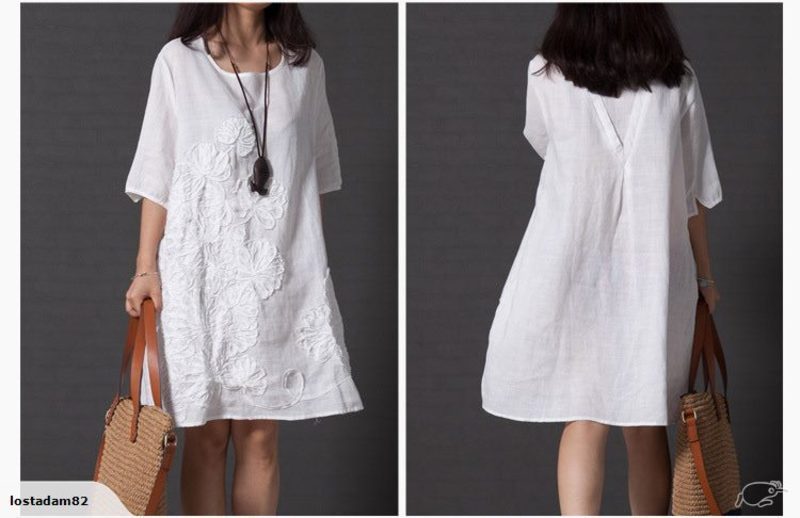 Cotton Casual Dress Womens Clothing Size 16 Carousel 5