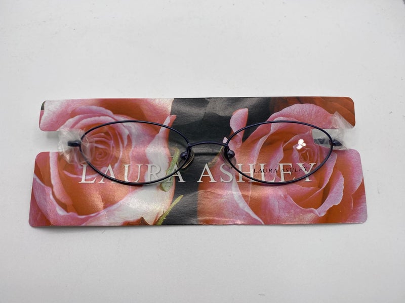 Laura Ashley "Neve" VINTAGE glasses / Frames 2000s New Old Stock - French Blue Carousel 2