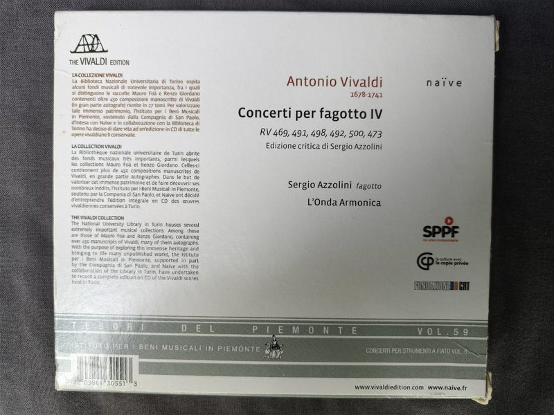 Antonio Vivaldi Sergio Azzolini and L'Onda Armonica Carousel 5