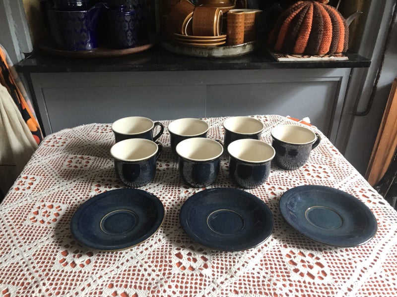 Retro Hornsea Cotswold series cups and saucers Carousel 2