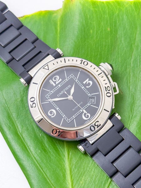 Cartier PASHA Seatimer Automatic Stainless Steel 40mm Mens Wristwatch Ref 2790 Carousel 1