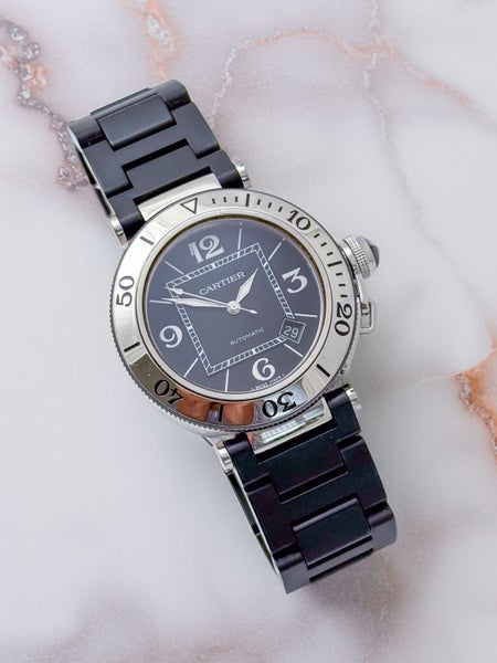 Cartier PASHA Seatimer Automatic Stainless Steel 40mm Mens Wristwatch Ref 2790 Carousel 9