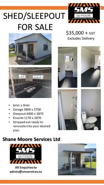 6m x 9m Relocatable Shed + Sleepout + Ensuite – Ready to Finish - Ideal Accom Carousel 1