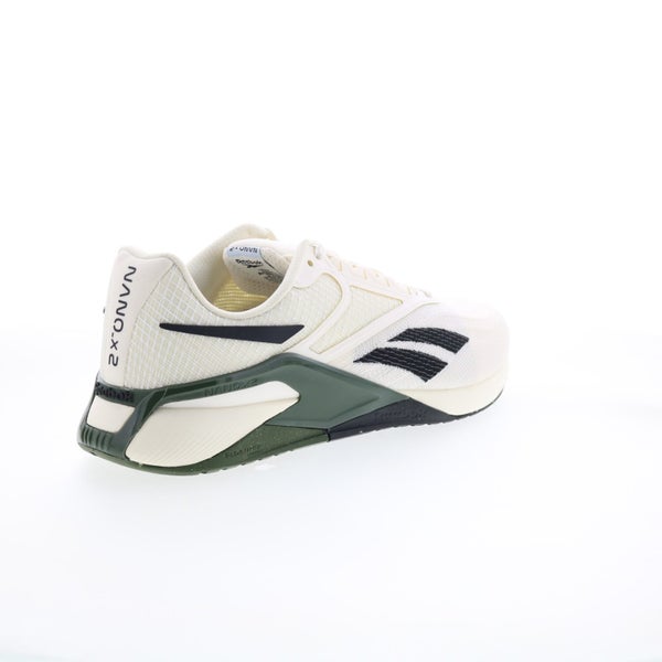 Reebok Nano X2 Mens Beige Canvas Lace Up Lifestyle Sneakers Shoes Carousel 8